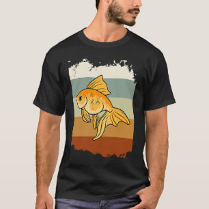 Cute Goldfish Aquarium Artsy Fish T-shirt
