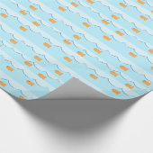 Cute Goldfish Gift Wrap Cadeaupapier (Hoek)