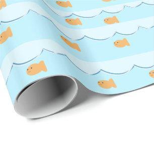 Cute Goldfish Gift Wrap Cadeaupapier