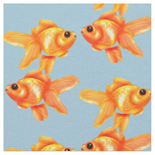 Cute Goldfish Stof