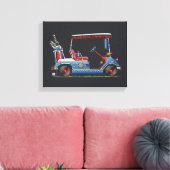 Cute Golf Cart Canvas Afdruk (Insitu (Woonkamer))