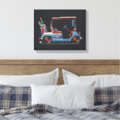 Cute Golf Cart Canvas Afdruk (Insitu (Slaapkamer))
