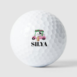 Cute Golf Cart – Minimal Summer Golf Balls Golfballen