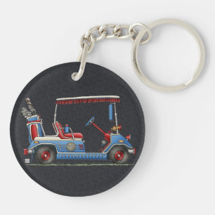 Cute Golf Cart Sleutelhanger