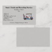 Cute Golf Cart Visitekaartje (Voorkant / Achterkant)