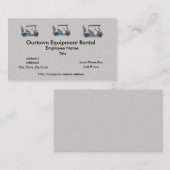 Cute Golf Cart Visitekaartje (Voorkant / Achterkant)