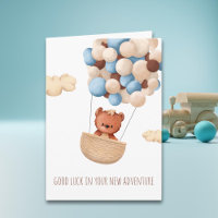 Cute Good Luck Beer Ballonnen Afscheid