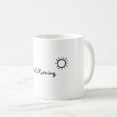 Cute Good Morning Coffee Mok (Voorkant rechts)
