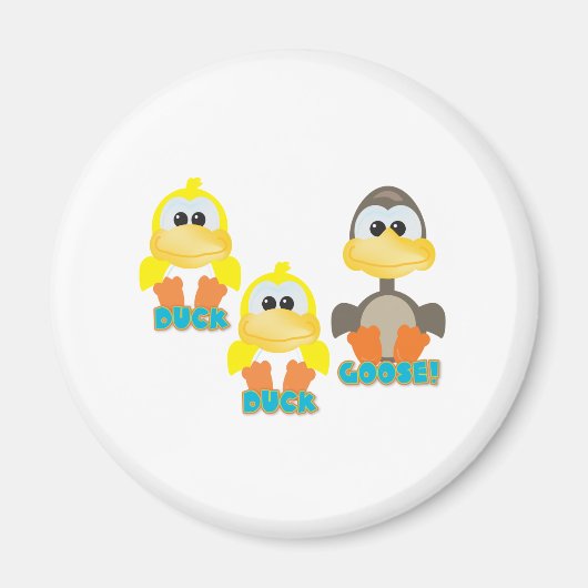 Cute Goofkins eenden gans Magneet (Voorkant)