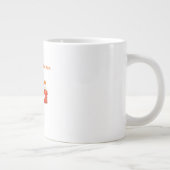 Cute Goose Holding Gift Christmas Coffee Mug (Droite)