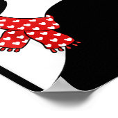 Cute Goose Xoxo Be Mine Happy Valentine's Day Wome Poster (Hoek)