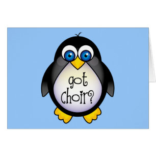 Cute got Choir Penguin Gift