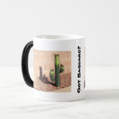 Cute got Saguaro Cactus Morphing Mok (Voorkant links)