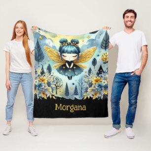 Cute Goth-meisje op maat decoratie cadeau Goth-mei Fleece Deken