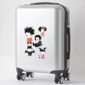 Cute Gothic Children Boys, knupppers Sticker (Koffer)