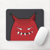 Cute Gothic Evil Monster Muismat (Met muis)