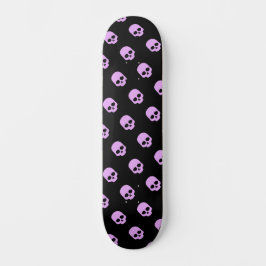 Cute Gothic Roze Skulls Girls Skateboard