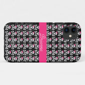 Cute Gothic Skull and Crossbones Girly Skulls Case-Mate iPhone Case (Achterkant (horizontaal))