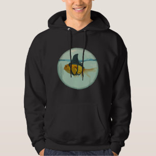 Cute Goudvis met een Haaienvin Mode  Hoodie