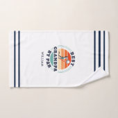 Cute Grand-Père Amoureux de Golf Personnalisé (Serviette à main)