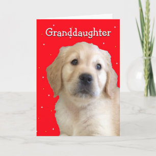 Cute Granddochterkaart met kerstkaart Kaart