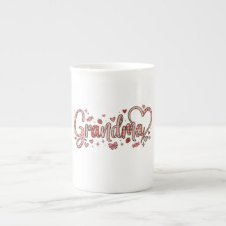 Cute Grandma Bone China Specialty Mug