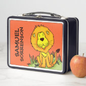 Cute graphic Lion kinder, lunchbox genaamd (In situ)