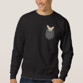 Cute Graphic Pocket Fennec Fox Trui (Voorkant)