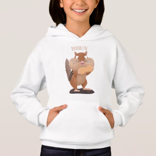 Cute Grappig big cheeks cartoon (Voorkant)