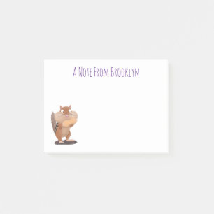 Cute Grappig big cheeks cartoon Post-it® Notes