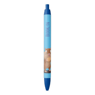 Cute Grappig big cheeks cartoon Zwarte Inkt Pen