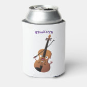 Cute grappig vioolmusical blikjeskoeler (Blikje Achterkant)