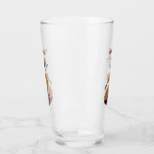 Cute grappig vioolmusical glas (Links)