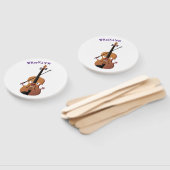 Cute grappig vioolmusical handwaaier (Niet-gemonteerd)