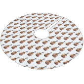 Cute grappig vioolmusical kerstboom rok (Gekanteld)