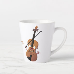 Cute grappig vioolmusical latte mok