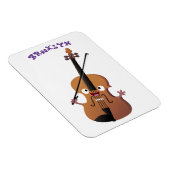Cute grappig vioolmusical magneet (Rechterzijde)
