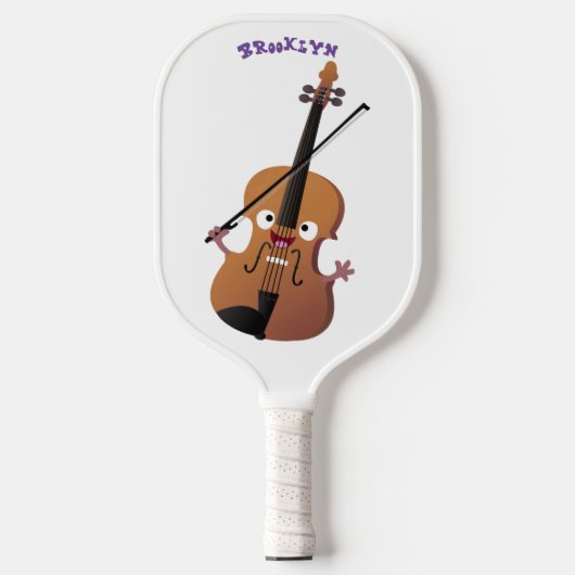 Cute grappig vioolmusical pickleball paddle (Voorkant)