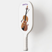 Cute grappig vioolmusical pickleball paddle (Links)