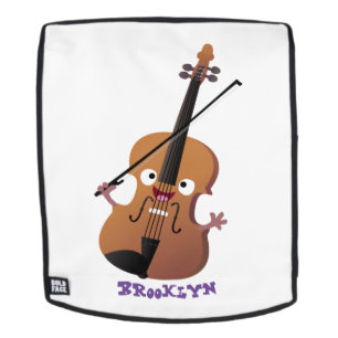 Cute grappig vioolmusical rugtassen
