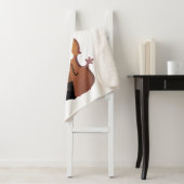 Cute grappig vioolmusical sherpa deken (In situ)