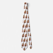 Cute grappig vioolmusical stropdas (Voorkant)