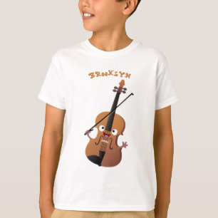 Cute grappig vioolmusical t-shirt