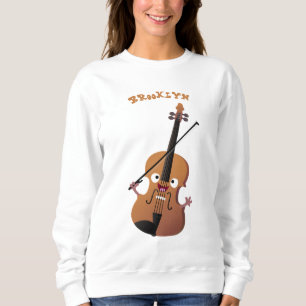 Cute grappig vioolmusical trui