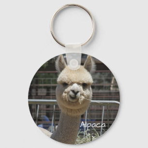 Cute Grappige Alpaca Sleutelhanger