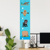 Cute grappige Australische cartoon Poster (Thuiskantoor)