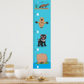 Cute grappige Australische cartoon Poster (Keuken)