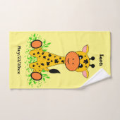 Cute grappige baby giraffe voor kinderen, handdoek (Handdoek)