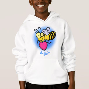 Cute grappige bijen met cartoon illustratie