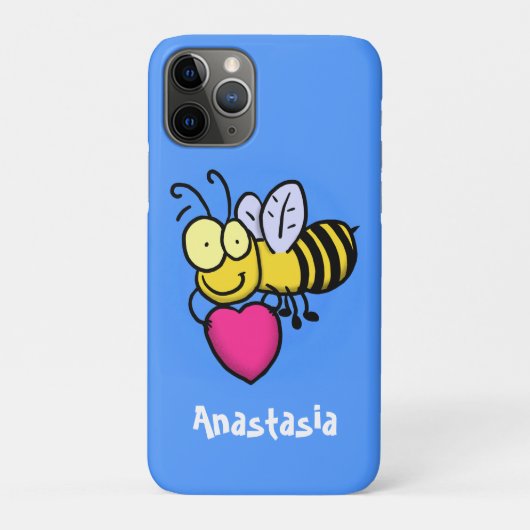 Cute grappige bijen met cartoon illustratie Case-Mate iPhone case (Achterkant)